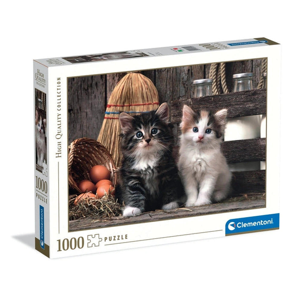 Clementoni Collezione Alta Qualità - Puzzle 1000 Pz Gattini Adorabili
