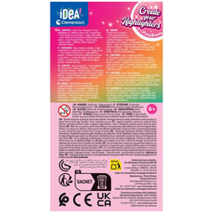 Clementoni - IDEA Crea i tuoi evidenziatori Animali Trandy - Arte e Fai da Te