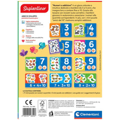 Clementoni - Sapientino-Numeri-e-Addizioni - Giocattoli-Educativi