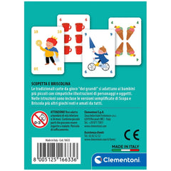 Clementoni - Scopetta e Briscolina Giochi di Carte - Edizione Italiana