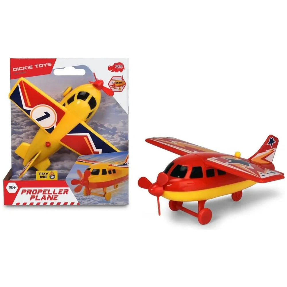 Dickie - Assortimento di Veicoli da Gioco Aeroplani a Elica