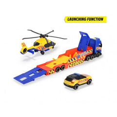 Dickie - Veicoli da Gioco Trasportatore di Soccorso 3 In 1