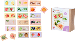Montessori - Wooden Fruit and Vegetable Puzzle - Educational Toys