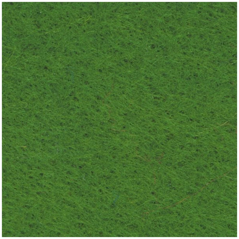 Folia Basic Bastelfilz Craft Felt in solid green, 20x30 cm, 150 gr, featuring a close-up view of the material.