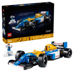 Lego - Icons - Williams Racing FW14B e Nigel Mansell - Set di Costruzione Giocattoli