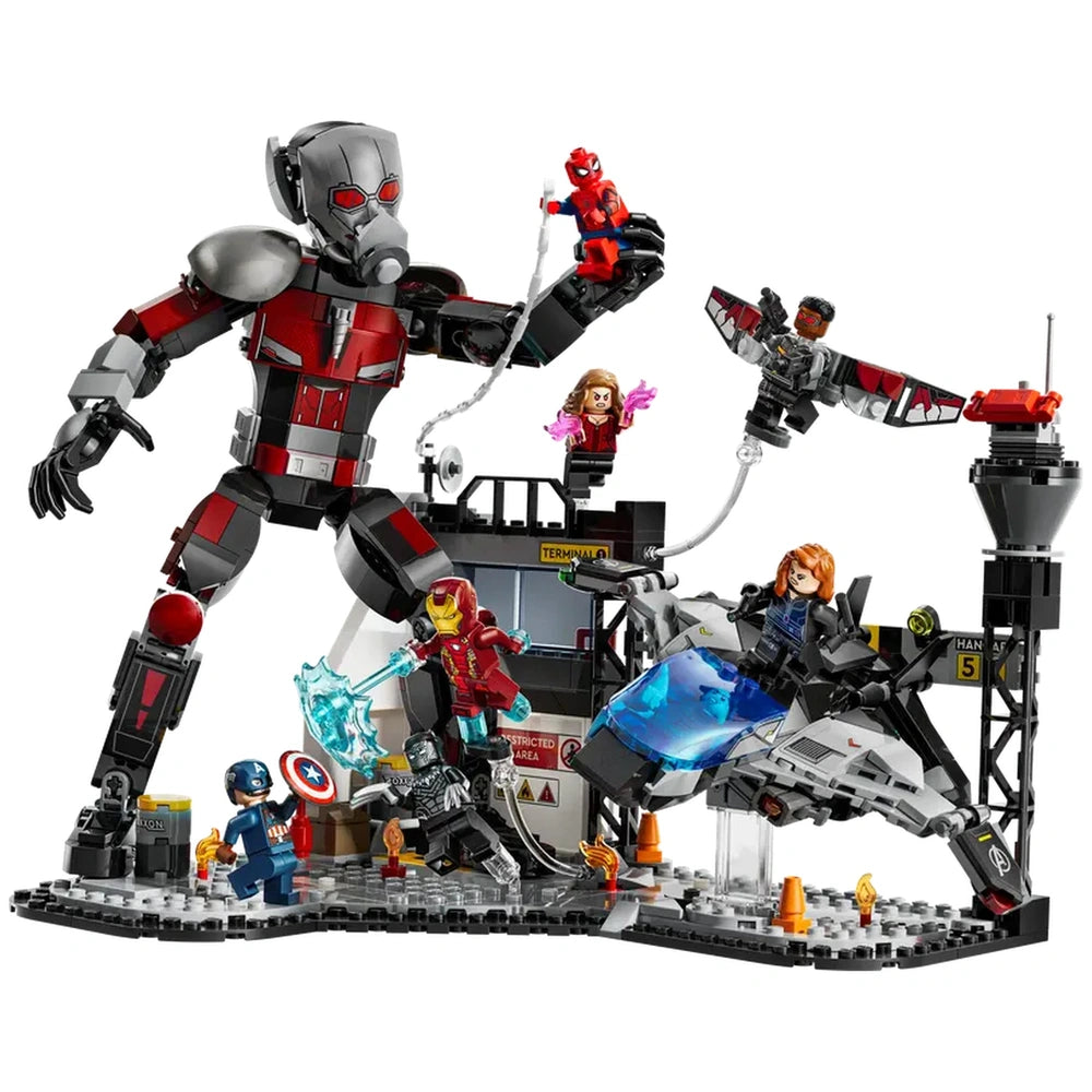 Lego - Marvel Super Heroes - Captain America: Civil War Action Battle - Set di Costruzione Giocattoli