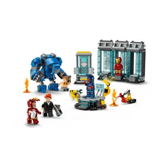 Lego - Marvel Super Heroes - Laboratorio di Iron Man: Sala dell'Armatura - Giocattoli da Costruzione