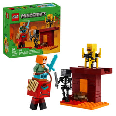 Lego - Minecraft - The Nether Lava Battle - Construction Set Toys