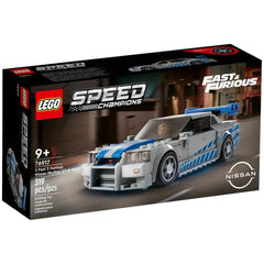 Lego - Speed Champions - 2 Fast 2 Furious Nissan Skyline GT-R (R34) - Set di Costruzione Giocattoli