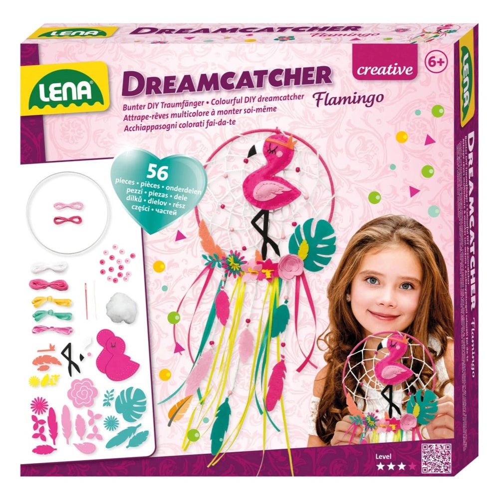Lena - Dreamcatcher Flamingo - Arte e Fai da Te