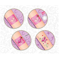 Lena - Set di Tatuaggi Glitter - Trucco