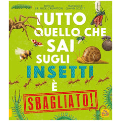 MACRO JUNIOR book with colorful insect illustrations on solid green cardboard packaging featuring white and red text.