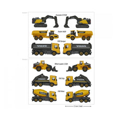 Majorette - Set di Veicoli da Gioco Volvo Construction 3 Pezzi - Veicoli da Gioco