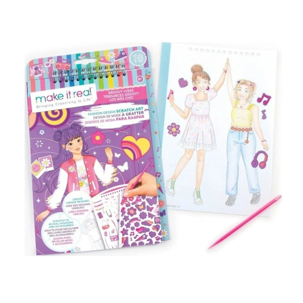 Make It Real - Fashion Design Sketchbook Arte Vibrazioni Groovy - Arti e Mestieri