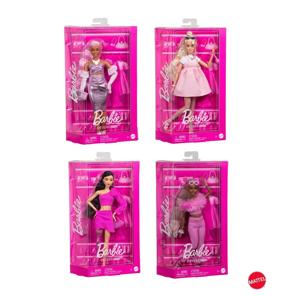 MATTEL - Barbie Deluxe Style Doll - Bambole Set di Gioco Figure