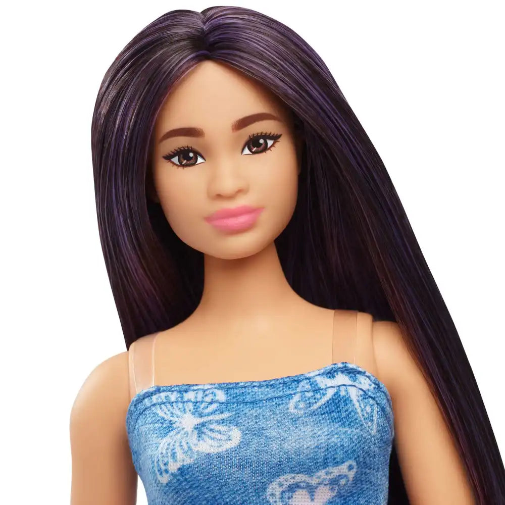 Mattel - Dolls - Barbie Fashionistas Curvy Doll - Purple Hair - 3 Years - Eco-Friendly