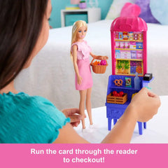 Mattel - Dolls Playsets - Barbie Malibu at the Market - Pink - 3 Years - Role Play