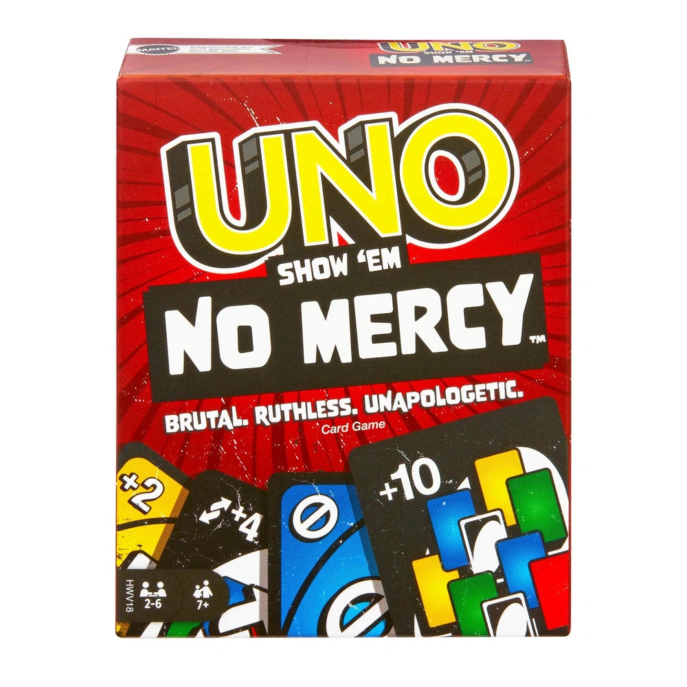 Mattel - UNO Mostra Nessuna Pietà - Giochi di Carte