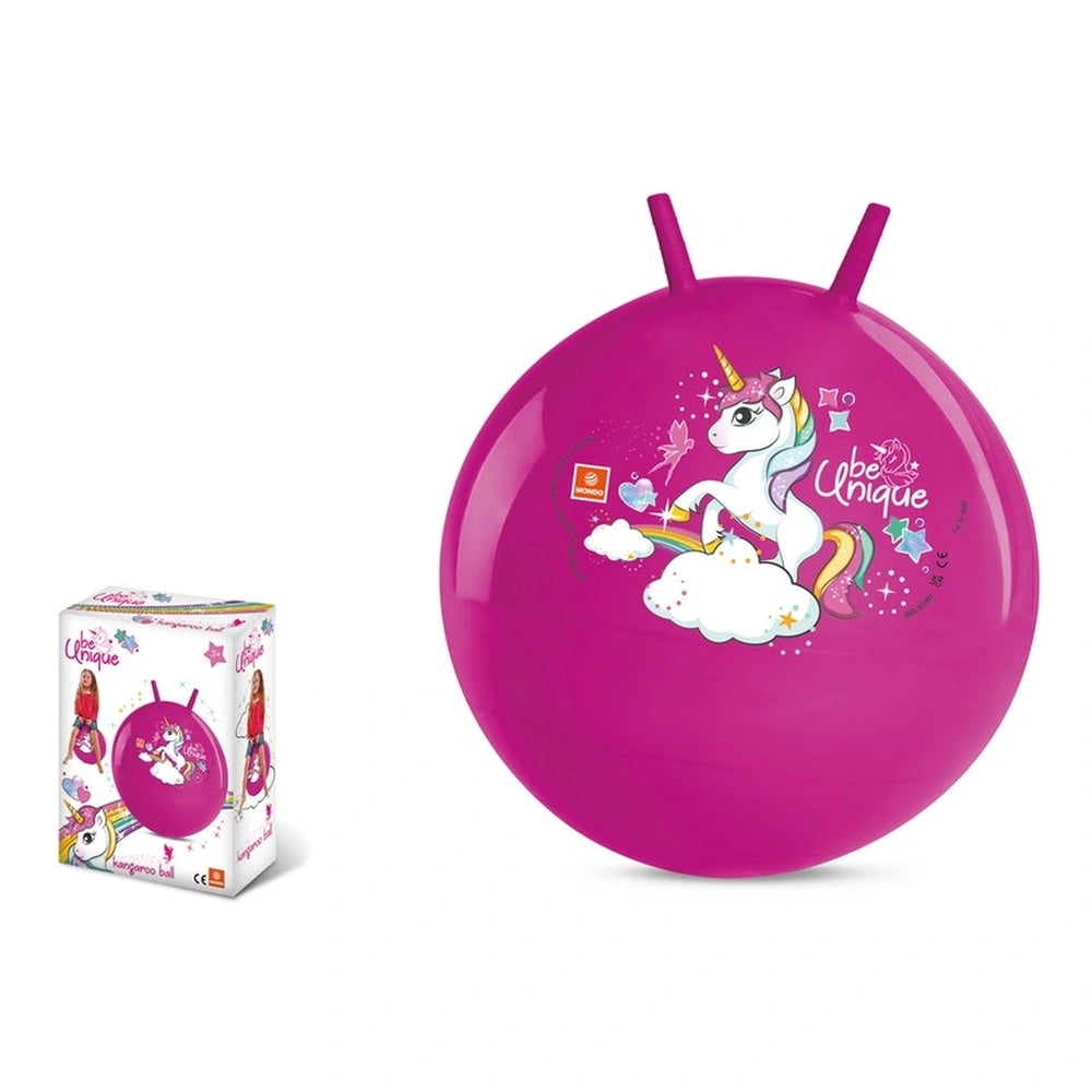 Mondo - Pallone Kangaroo Unicorn 50 cm - Giocattoli da Montare