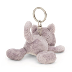 NICI - Homies-Keyholder-Lying-Cat-Gray-Action-Toy-Figures