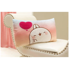 NICI - Cuscino a forma di cuore Molang - Animali di peluche