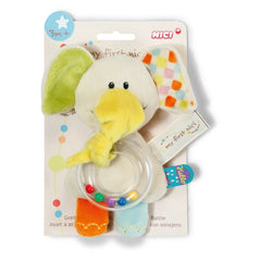 NICI - Il mio primo peluche elefante Dundi con sonaglio