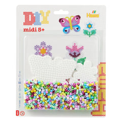 Pet Hama Iron-on Bead Set packaging features colorful decorations, a transparent window, and red, yellow, and blue text.