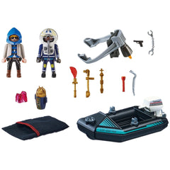 Playmobil City Action Police Jetpack Arrest Of The Art Thief - 70782