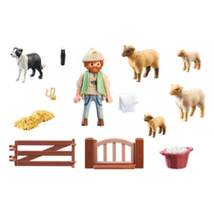 Playmobil Country Giovane Pastore Con Pecore - 71444