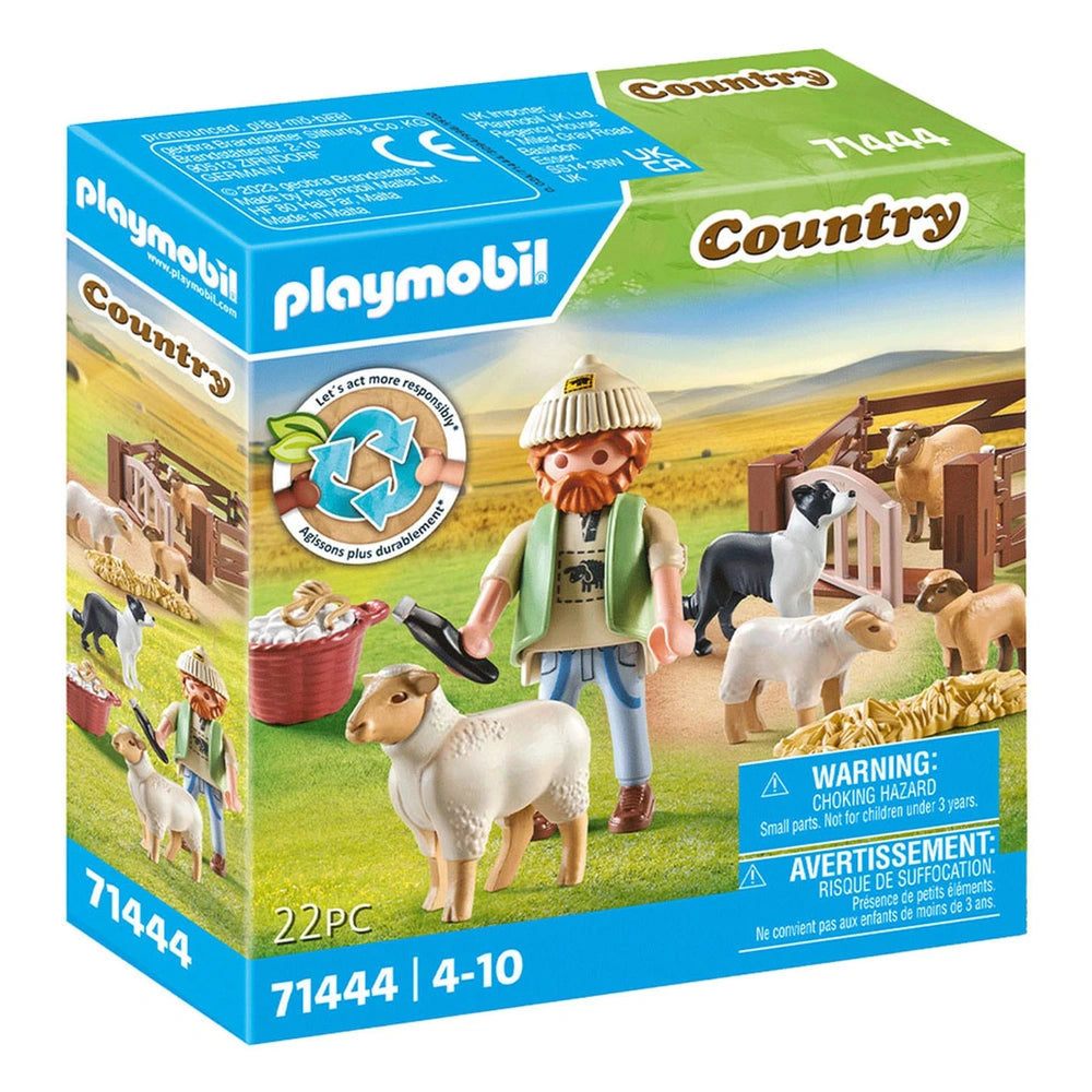 Playmobil Country Giovane Pastore Con Pecore - 71444