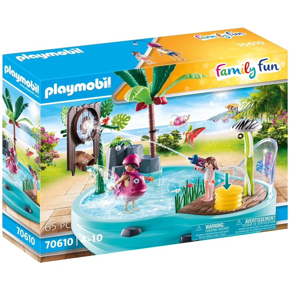 Playmobil Family Fun Piscina con Splash d'Acqua - 70610