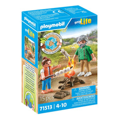 Playmobil My Life Campfire With Marshmallows - 71513