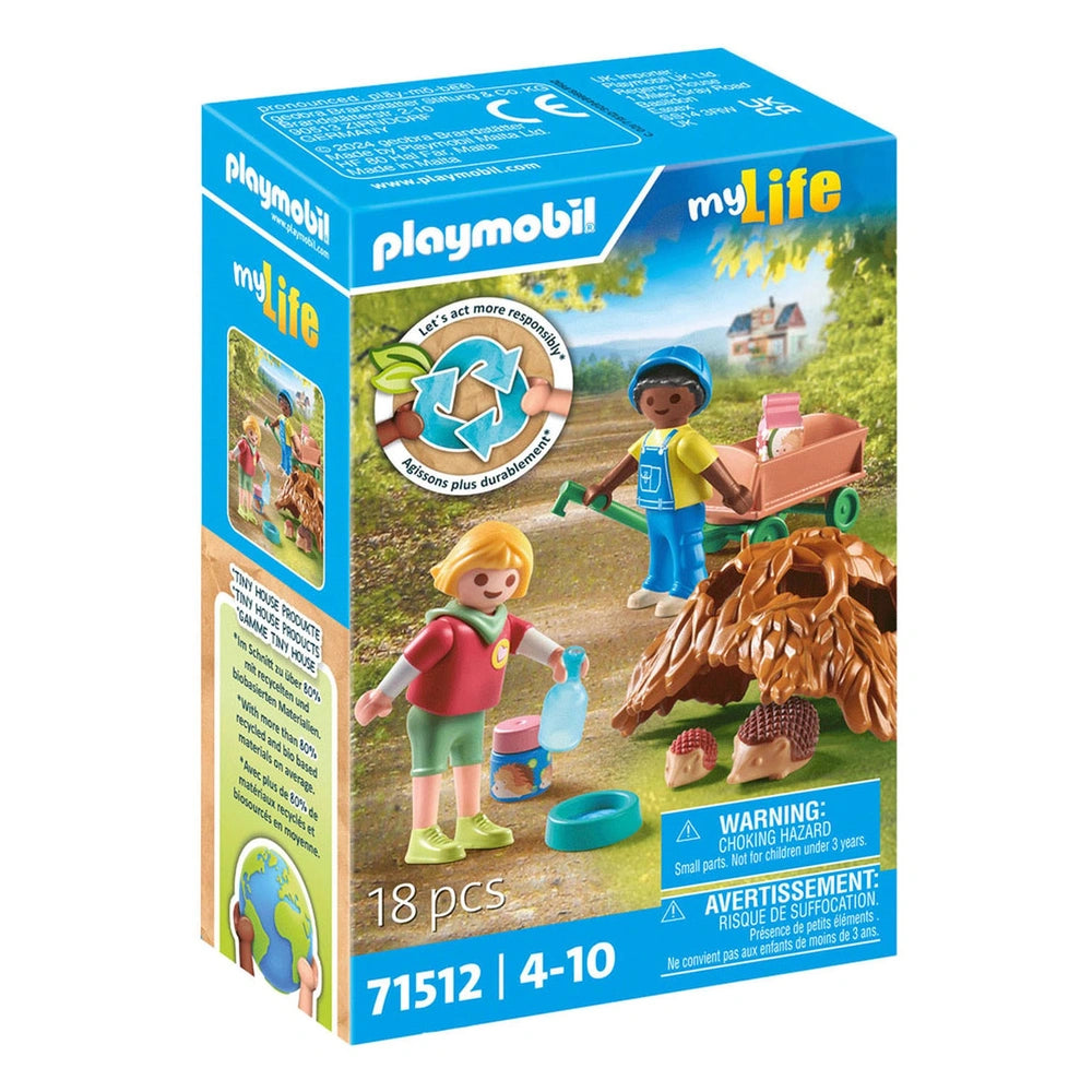 Playmobil My Life Caring For The Hedgehog Family - 71512