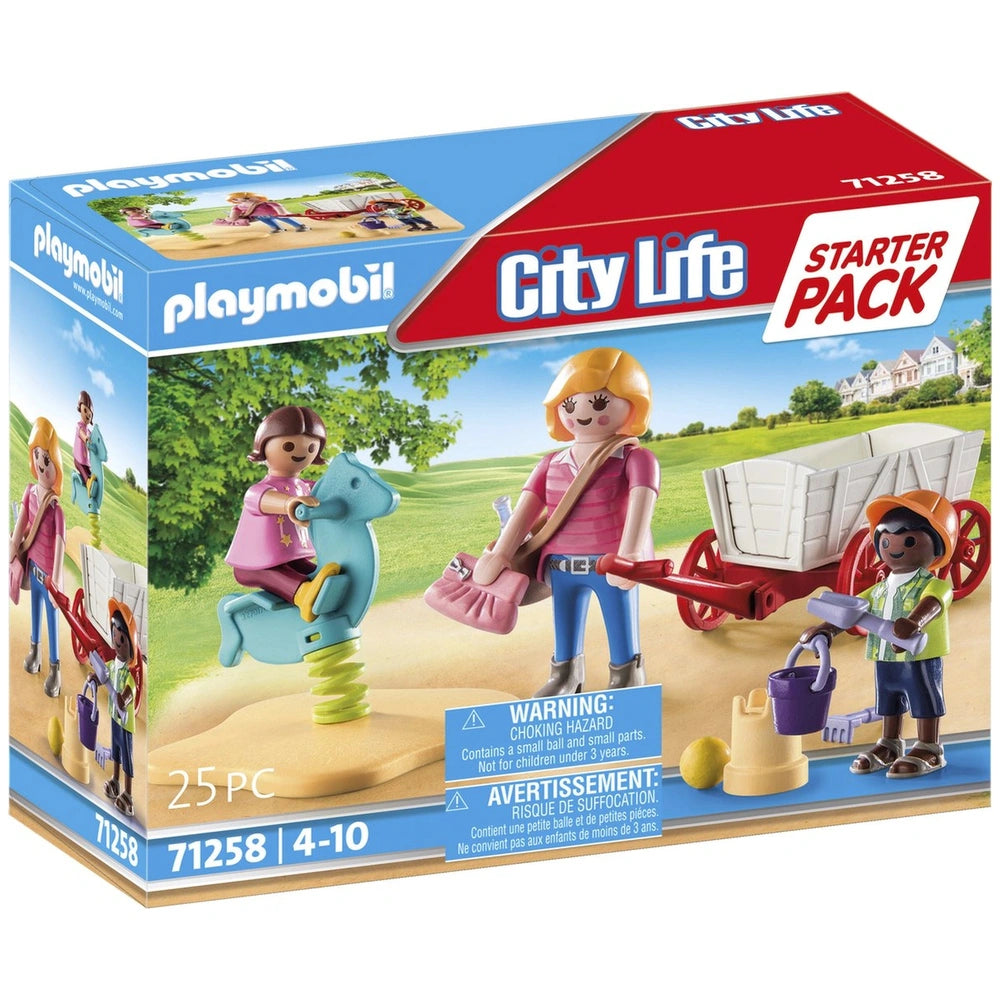 Playmobil Starter Pack Educator With Wagon - 71258