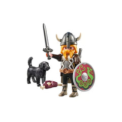 PLAYMOBIL - Vichingo con Cane da Guardia - Giocattoli e Set di Gioco