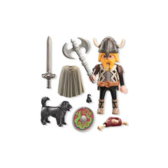 PLAYMOBIL - Vichingo con Cane da Guardia - Giocattoli e Set di Gioco