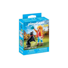 Playmobil - Donna con Cane da Montagna - Giocattoli e Set di Gioco