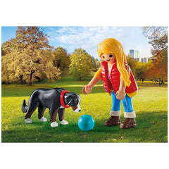 Playmobil - Donna con Cane da Montagna - Giocattoli e Set di Gioco