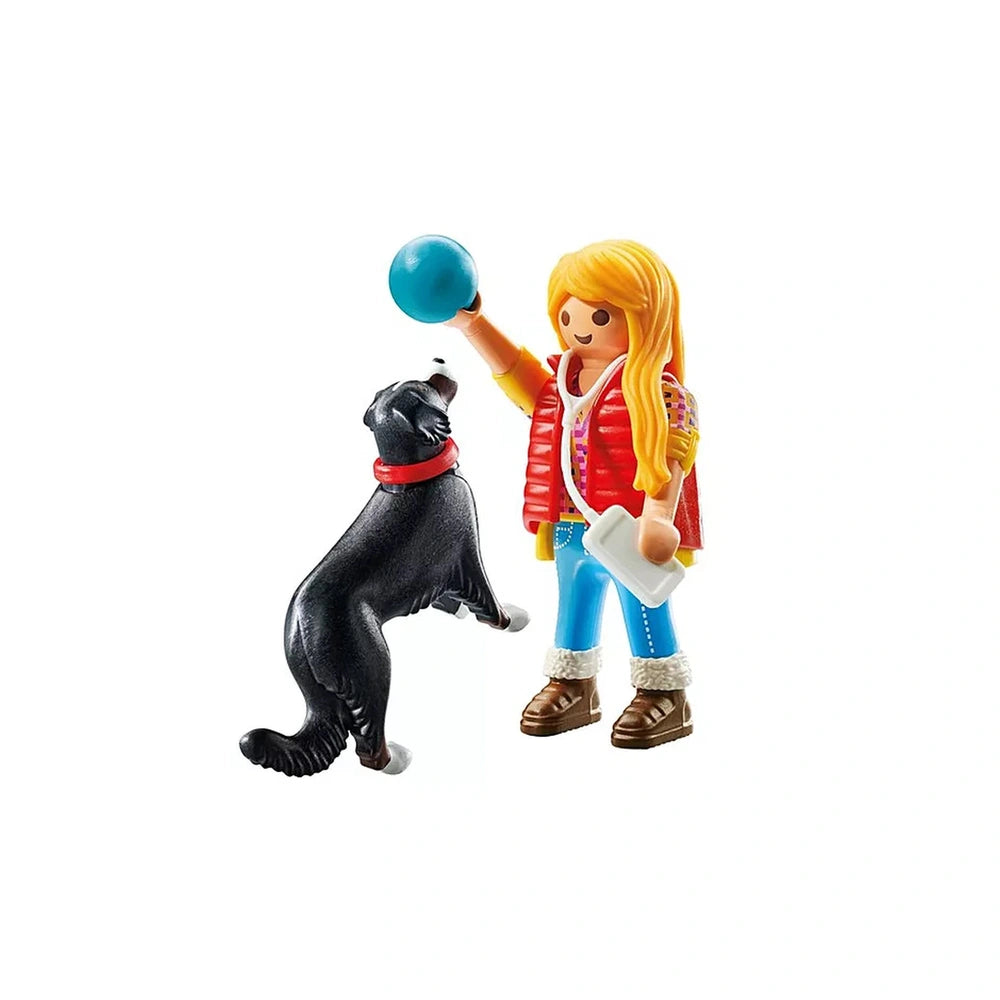 Playmobil - Donna con Cane da Montagna - Giocattoli e Set di Gioco