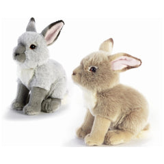 Cliff Little Hare plush toy, 23 cm, features soft fur, detailed eyes, and a charming expression in random colors.