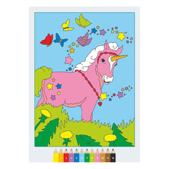 Ravensburger - CreArt-Creative-Colouring-Book-Magic-Ponies - Arts-Crafts