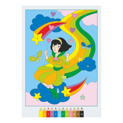 Ravensburger - CreArt-Creative-Colouring-Book-Magic-Rainbow-Land-Arts-Crafts