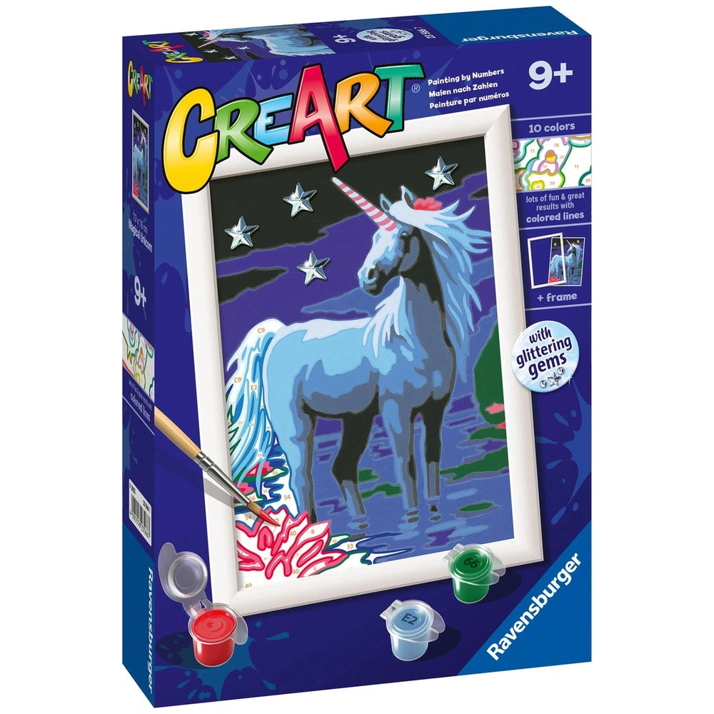 Ravensburger - Creart Unicorno Magico - Pittura per Numeri - Arte e Fai da Te