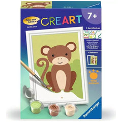 Ravensburger - CreArt Animali Selvatici Scimmia - Arte e Fai da Te
