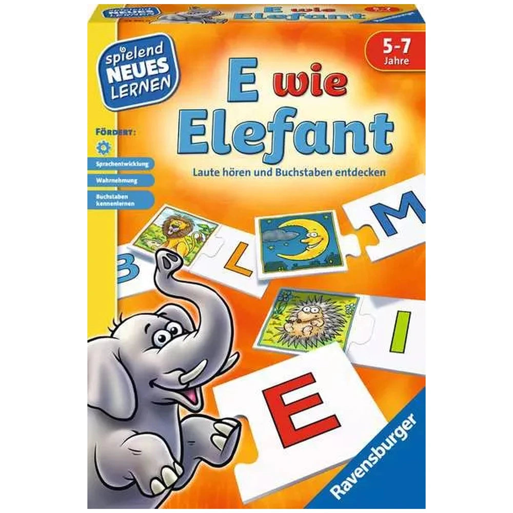 Ravensburger - E Wie Elefant - Educational Toy - German Edition