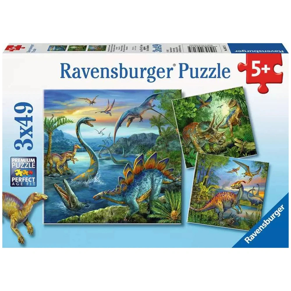 Ravensburger - Fascination With Dinosaurs - 3x49 Pieces - Puzzles