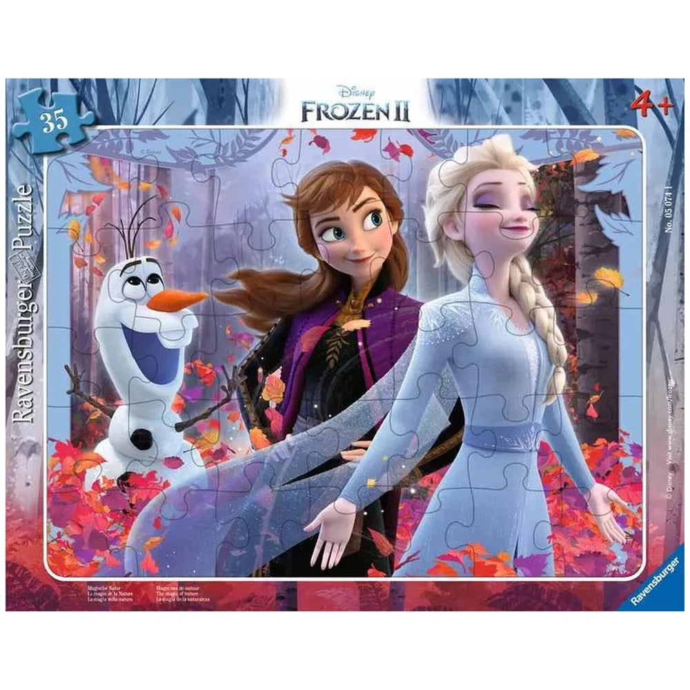 Ravensburger - Frozen - Natura Magica - 35 Pezzi - Puzzle