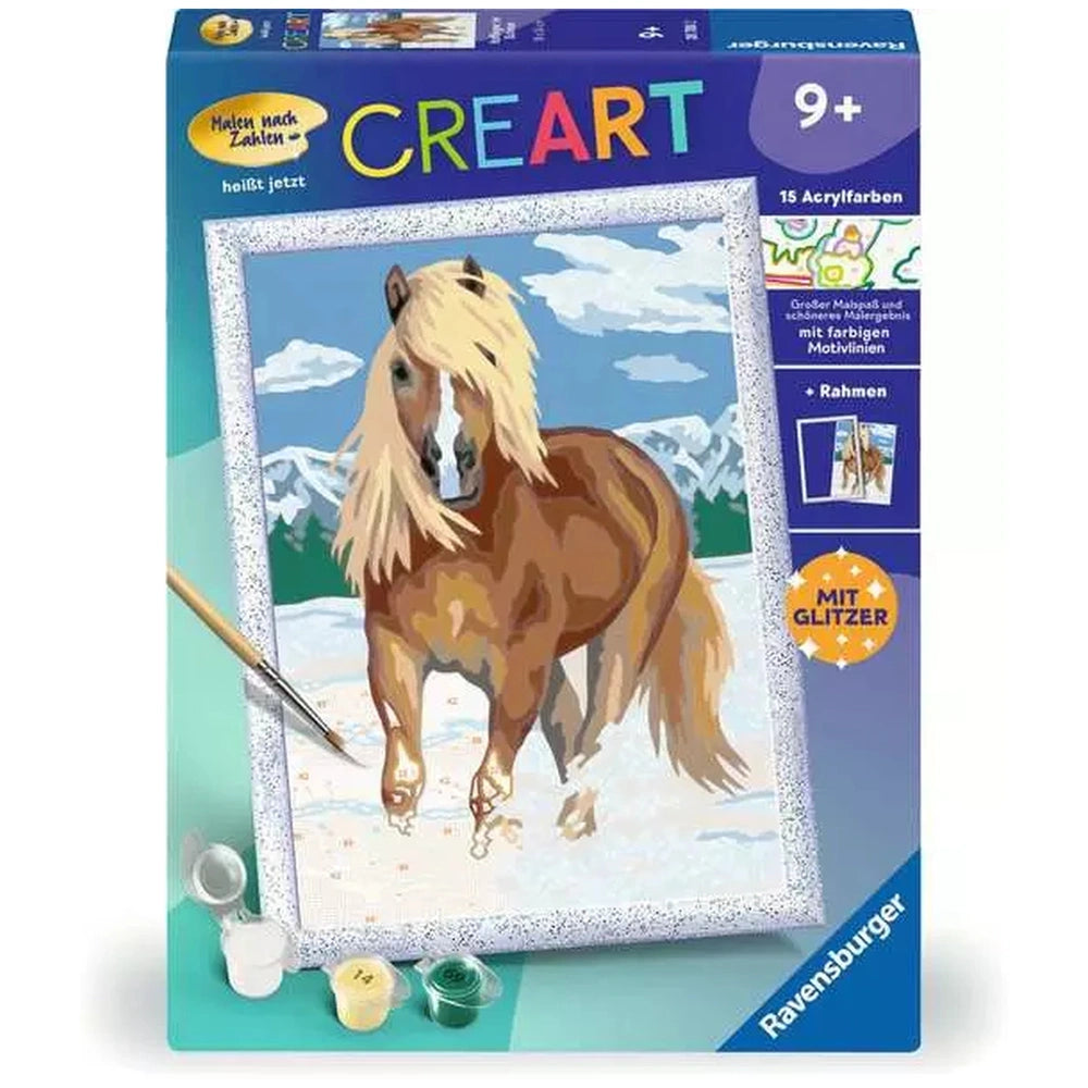 Ravensburger - Haflinger nella neve - Arti e Mestieri