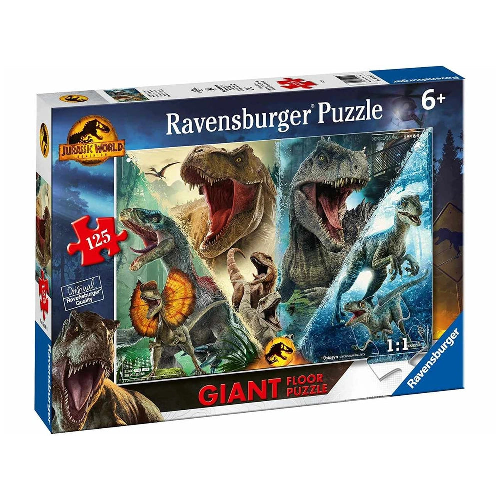 Ravensburger - Jurassic World - 125 Pezzi - Puzzle Gigante da Pavimento