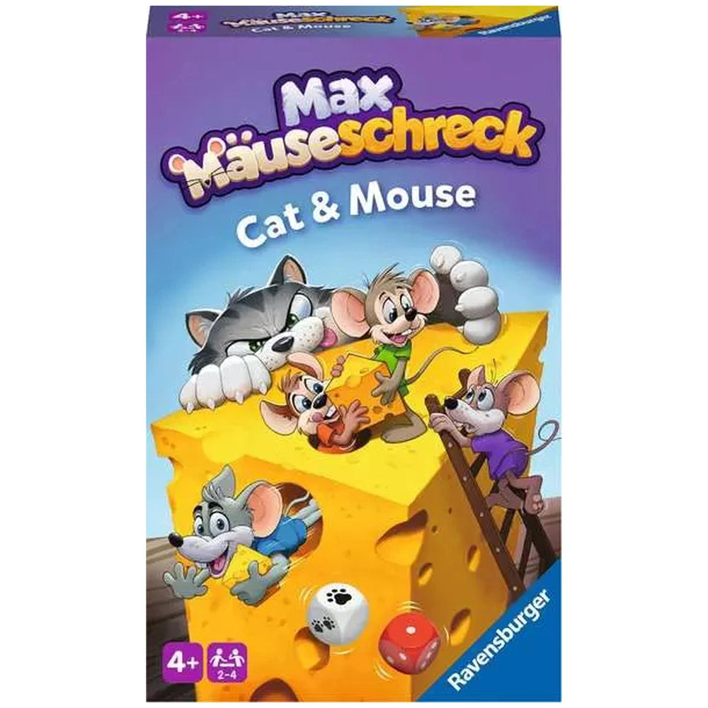 Ravensburger - Max Mauseschreck - Board Game - Multi-Language Instructions